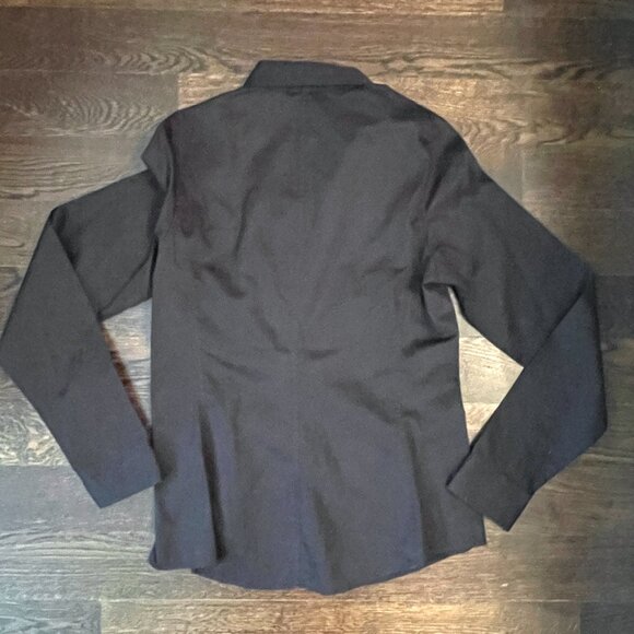 Black Hugo Boss Woman's Button Down Dress Shirt - Extra Small. - Picture 2 of 6